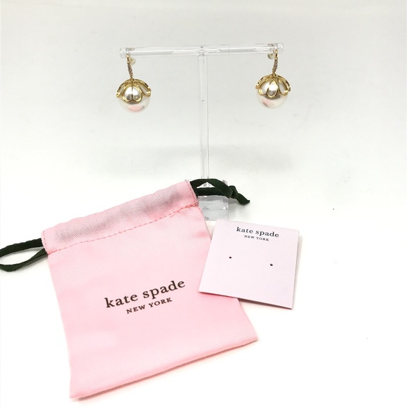 kate spade pearlette drop earrings